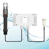 Online water quality tester with RS485 output, pH sensor acidity - purple gas meter