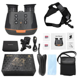 VRNV100 3D VR Infrared Head Mount Night Vision Goggles Binoculars with 8X Digital Zoon 8K UHD Video Recorder Photo for Hunting
