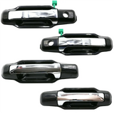 Exclusive 4Pcs Exterior Door Handle For Kia Sorento 03-09 82650-3E021 82660-3E021 836503E021 836603E021 Front Rear Left/Right-A