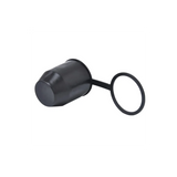 Black Tow Bar Ball Push-in Type Cover Cap Car Hitch Towball Trailer Protection Cap EIG88 Suitable for RV Trailer