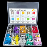 120pcs Mini Fuse Assortment Kit, Mini Blade Fuses for Truck, Auto, Automotive ,Truck(2A/3A/5A/7.5A/10A/15A/20A/25A/30A/35A)