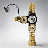 B59B-Dual Valve Sight Glass For Air Conditioning 1/4 Inch HVAC Valve Core Removal Tool