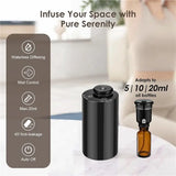 5X Waterless Diffuser For Essential Oil Nebulizer With 3 Mist Modes, 4 Timers, 7-Color LED - Aromatherapy Diffuser