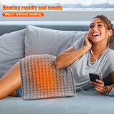 Electric Heating Pad Massager Therapy for Body Abdomen Back Pain Relief Winter Warmer Blanket Thermal Massage Mat 30*59cm