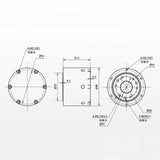 GIM3505-36  Mini Planetary Gear Reduction Motor