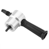 Metal Sheet Cutter Double Head Electric Power Drill Attachment Portable Nibbler Cutting Tool