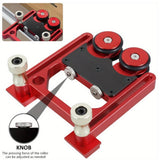 Adjustable Thin Rip Jig Anti-Rebound Feather Board Tool Stock Guide Roller Aluminum Alloy One-Way Table Saw Feeding Guide Roller