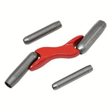 Brick Jointer Tool Set-Ergonomic Design, 4 Sizes(1/2, 5/8, 3/4, 7/8 Inch), Steel Handle& Protective Cover Included