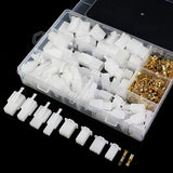 380PCS 2/3/4/6pin cable connector car female plug connector car ship electric male and female terminal motorcycle terminal set