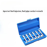6pcs/set Fuel Injector Fuel Pipe Joint Socket Wrench 1/2 12MM 14MM 17MM 18MM 19MM