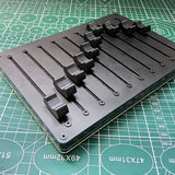 10-way fader Fader USB interface MIDI controller for music host software Customizable CC information