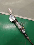 Heavy-Duty Straight Pneumatic Shear - Industrial Metal Cutter for Sheet Metal, Stainless Steel, and Diamond Mesh WT-5001