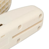Ring Shape Hole Punch Compact Size White Portable Hole Punch Ergonomic Handle Foldable Design Lever Action Craft Punch