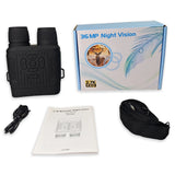 Ponbos NV7000 2.7K HD IR Tactical Binocular Telescope Camera 36MP Infrared Night Vision Binoculars for Hunting Camping