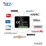 Manufacturer Transmitter and Receiver Universal Controller 12-30V 2 Channel Multi-Frequency 300-868mhz Wireless RF YET402MF-3.0