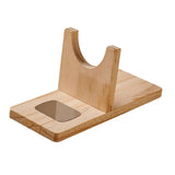 Wooden Hot Glue Holder Universal Tabletop Tools Storage Holder Hot Melt Glue Support Stand Base No Messy for Hobby Professionals