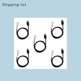 5 pcs USB Type C-molex 2.0 Connector 4pin Power Supply Adapter Cable 50CM Length