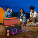 Travel Storage Bag with Shoulder Strap Portable Speaker Carry Tote Bag for JBL PartyBox On The Go 2 Speaker Accessories