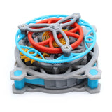 mainspring power device, science museum, children's palace 3D printed tourbillon model, mechanical gear transmission principle