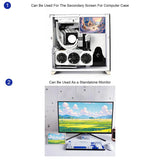 7in 8in 10.1in 1280x800 IPS LCD Monitor USB-C Power H/D Signal Port For PC Case Screen
