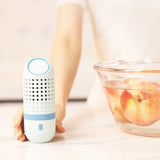 Greenish High Efficiency Fruit Vegetable Cleaning Machine IPX7 Food Purifier with Charging Base for Tableware Milk Bottles