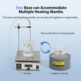 2 in 1 Digital Electric Heating Mantle 1000ml Magnetic Stirrer Hot Plate Lab Thermostat Heating PID Controlled 220V/110V