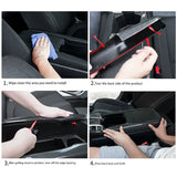 15X Armrest Box Protective Covers Carbon Fiber Central Armrest Decorative Modification For Honda Civic 10Th 2016-2019