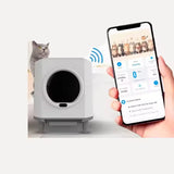Smart Litter Box Model Easy Clean for Cat Litter Cleaning