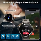 GPS Smart Watch Men 1.85-Inch HD AMOLED Screen BT Calls AI Voice Assistant Outdoor Sports Smartwatch V69 for Android IOS