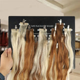 Hair Extension Hanger & Tape-In Placement Board – Acrylic Dye Plate & Display Stand for Tape-In Extensions