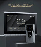 New HD 1080P 7 / 10 Inch Color Touch Screen Tuya WiFi Video Doorbell Smart APP Home Intercom Kit for RFID Access Control System