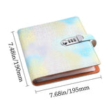 With Password Lock 200 Envelopes Money Saving Challeng PU Large Capacity Savings Binder Save Money Portable