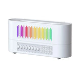 Aroma Diffuser With Bluetooth Speaker Essential Oil Diffuser Flickering Flame 260Ml White Noise Sleep Sound Machine
