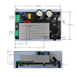FOC Chord Wave 220V 250W Three-phase DC Brushless Permanent Magnet Synchronous Motor Drive Board BLDC Motor Controller No Hall