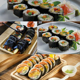 Fully Automatic Sushi Cutting Machine Japanese Restaurant Stainless Steel Sushi Machine DIY Round Square Sushi Forming Machine
