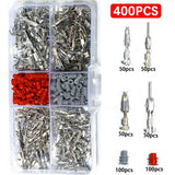 400pcs terminal Box VW 1.5/3.5 series Male Female Automotive Connector Electrical Wire Terminals 964274-2 964269-2 964296-1