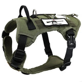 2025 New Dog Vest Adjustable Training Harness for Large Dogs Camouflage Strong Heavy Duty Harness Soft Handle