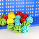 15pcs Bite Resistant Teething Toys Balls for Puppy Dog Chew Tooth Cleaning Ball