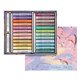 Gifts 24/36/48 Colors Artist Soft Oil Pastel Set Professional Safety Painting Crayons Oil Painting Stick Art Supply