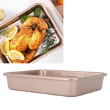 Baking Pan Carbon Steel Baking Sheet Tray Non Stick Rectangular Oven Tray Portable Multifunctional Sheet Pan for Home Restaurant