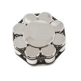 Stainless Steel Record Weight for LP Turntables - 550g Non-Slip Vinyl Stabilizer, Vibration Damping Disc Clamp 69x28mm
