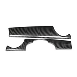 Trim Sticker Real Carbon Fiber Decorative Cover For Car Central Control Instrument Panel For MINI R55 R56 2007-2013 LHD