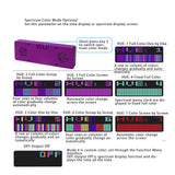 Pickup Analyzer with Clock 20 Dynamic 7 Color Music Spectrum Display 384 LED 1624 Segment Rhythm Light Level Voice Sensor
