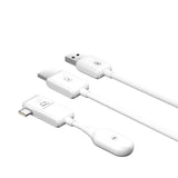 USB C to HDMI-compatible Wireless Transmitter & Receiver 30m 1080P Extender Streaming Video from Phone/Laptop to Projector/HDTV