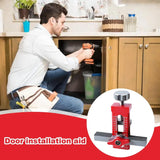 2-in-1 Cabinet Door Installation Locator Aluminium Multifunctional  Door Door Panel Mounting Rebounding Device Drilling Locator