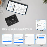 AI Magnetic Digital Voice Recorder ChatGPT Audio Activated Recorder Voice-to-Text  for Meetings