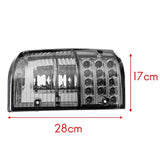 Exclusive 1Pair LED Bulb Tail Light Assembly For Nissan Patrol GQ 1988-1997 26555-05J00 Rear Bumper Turn Signal Lamp