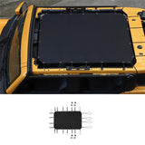 Soft Top Car Anti UV Sun Protection Sunshade Cover For Ford Bronco 2021-2024 Insulated Net Accessories