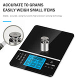 5kg/1g Electronic Nutrition Scale Smart Digital Touch Screen Tempered Glass Waterproof Baby Kitchen Food Weighing Balance Gadget