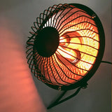 220V Portable Electric Sun Heaters 200/400W Mini Space Heater Quartz Tube Heating for Winters Desktop Office Warmer 6/8Inch